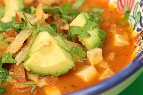 Mexican Tortilla Soup With Smoked Tofu Vegan Recipe Soyboy 6811